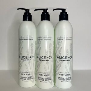 Alice + Co Botanicals Body Wash Set of 3